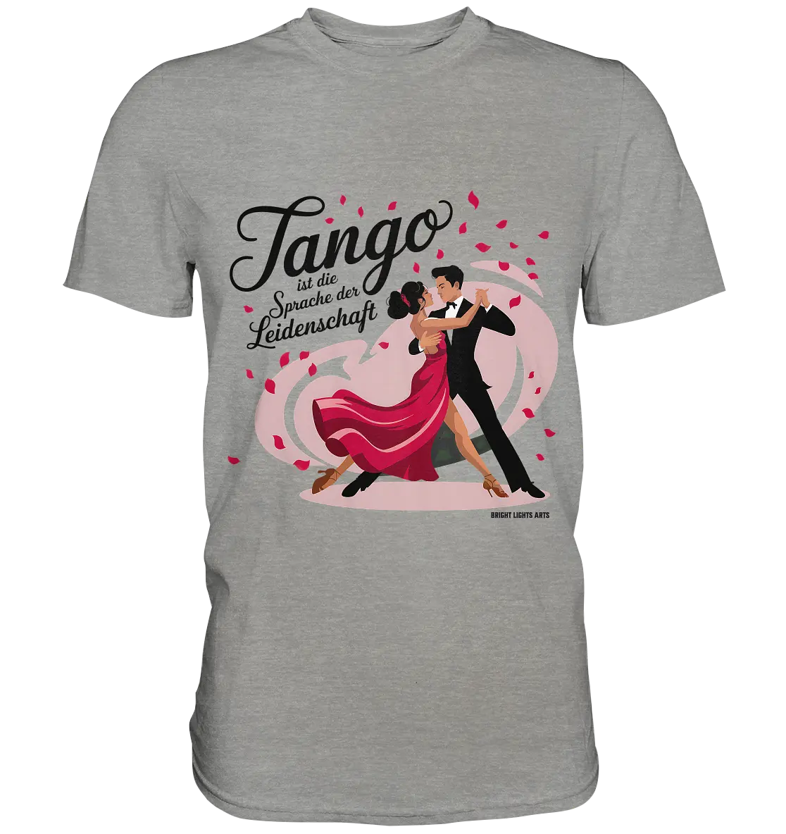 Romantik in Bewegung – Tango-Paar im leidenschaftlichen Tanz - Premium Shirt Bright Lights Arts