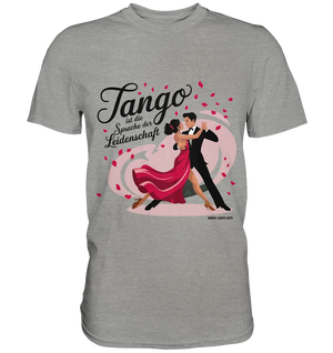 Romantik in Bewegung – Tango-Paar im leidenschaftlichen Tanz - Premium Shirt Bright Lights Arts