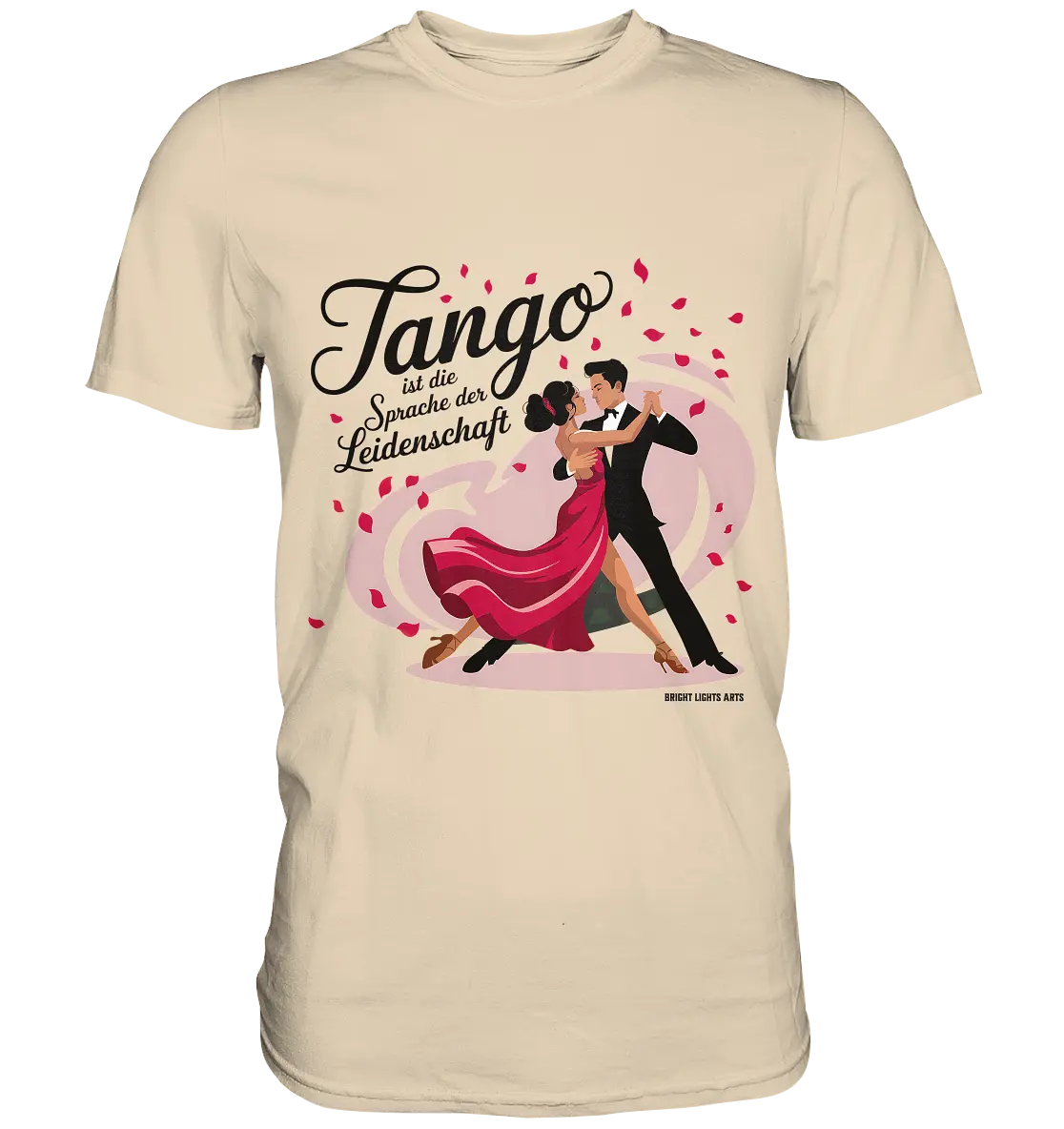 Romantik in Bewegung – Tango-Paar im leidenschaftlichen Tanz - Premium Shirt Bright Lights Arts