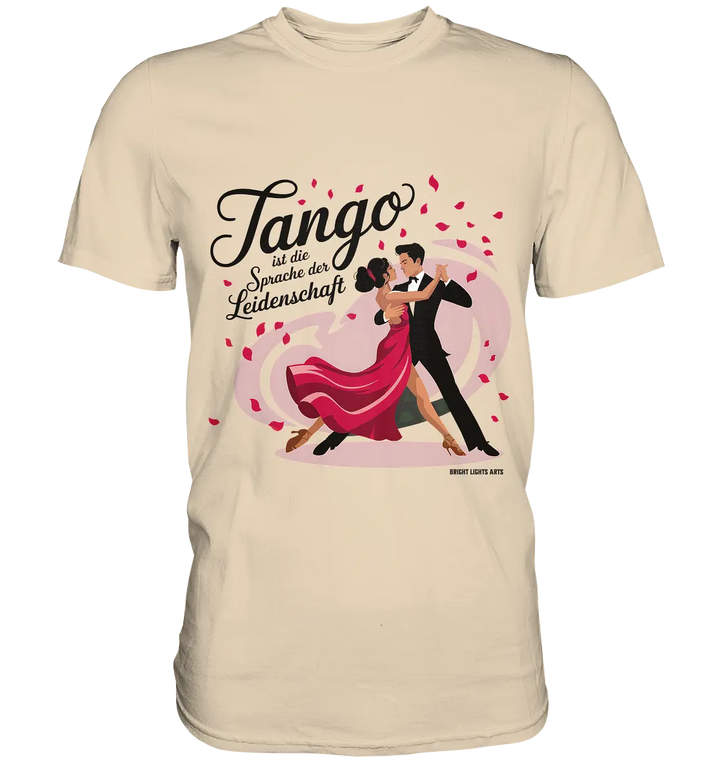 Romantik in Bewegung – Tango-Paar im leidenschaftlichen Tanz - Premium Shirt Bright Lights Arts