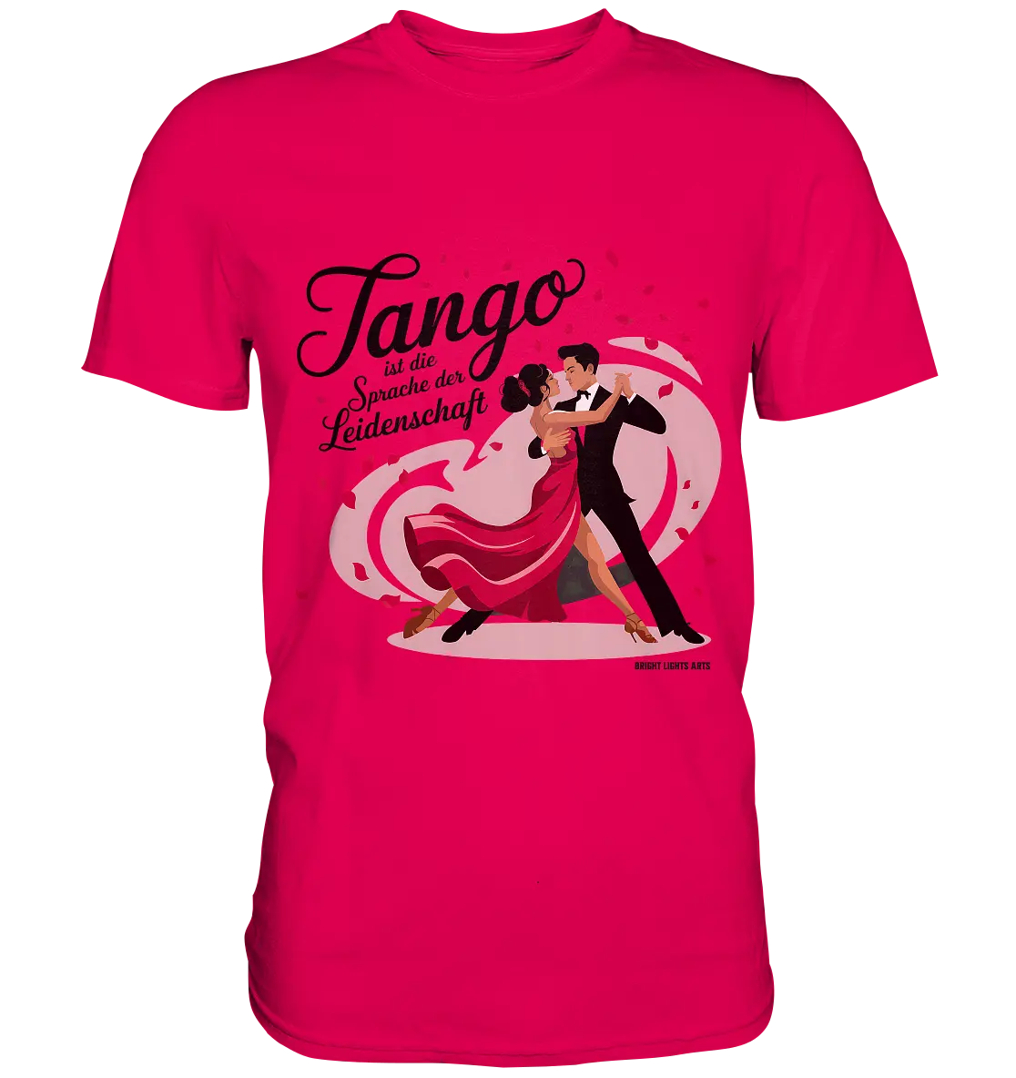 Romantik in Bewegung – Tango-Paar im leidenschaftlichen Tanz - Premium Shirt Bright Lights Arts