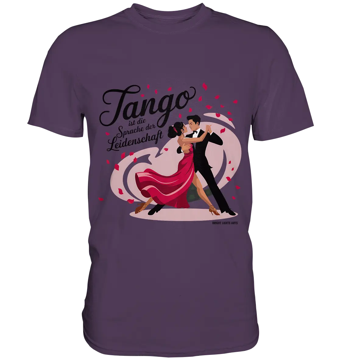 Romantik in Bewegung – Tango-Paar im leidenschaftlichen Tanz - Premium Shirt Bright Lights Arts