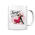 Romantik in Bewegung – Tango-Paar im leidenschaftlichen Tanz - Tasse glossy Bright Lights Arts