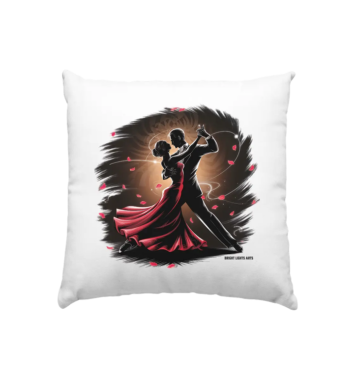 Romantischer Tanz im Rosenrausch - Kissen 40x40cm Bright Lights Arts