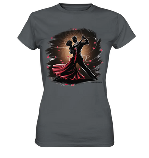 Romantischer Tanz im Rosenrausch - Ladies Premium Shirt Bright Lights Arts