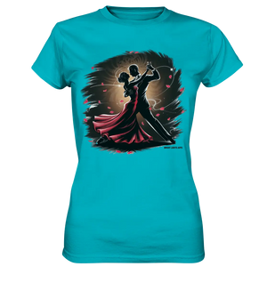 Romantischer Tanz im Rosenrausch - Ladies Premium Shirt Bright Lights Arts