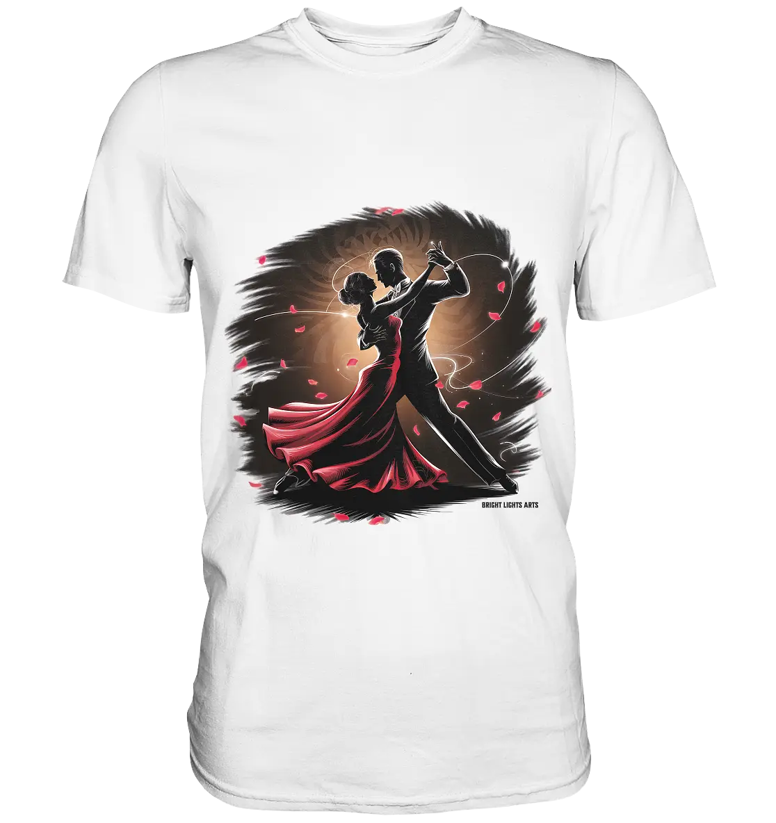 Romantischer Tanz im Rosenrausch - Premium Shirt Bright Lights Arts