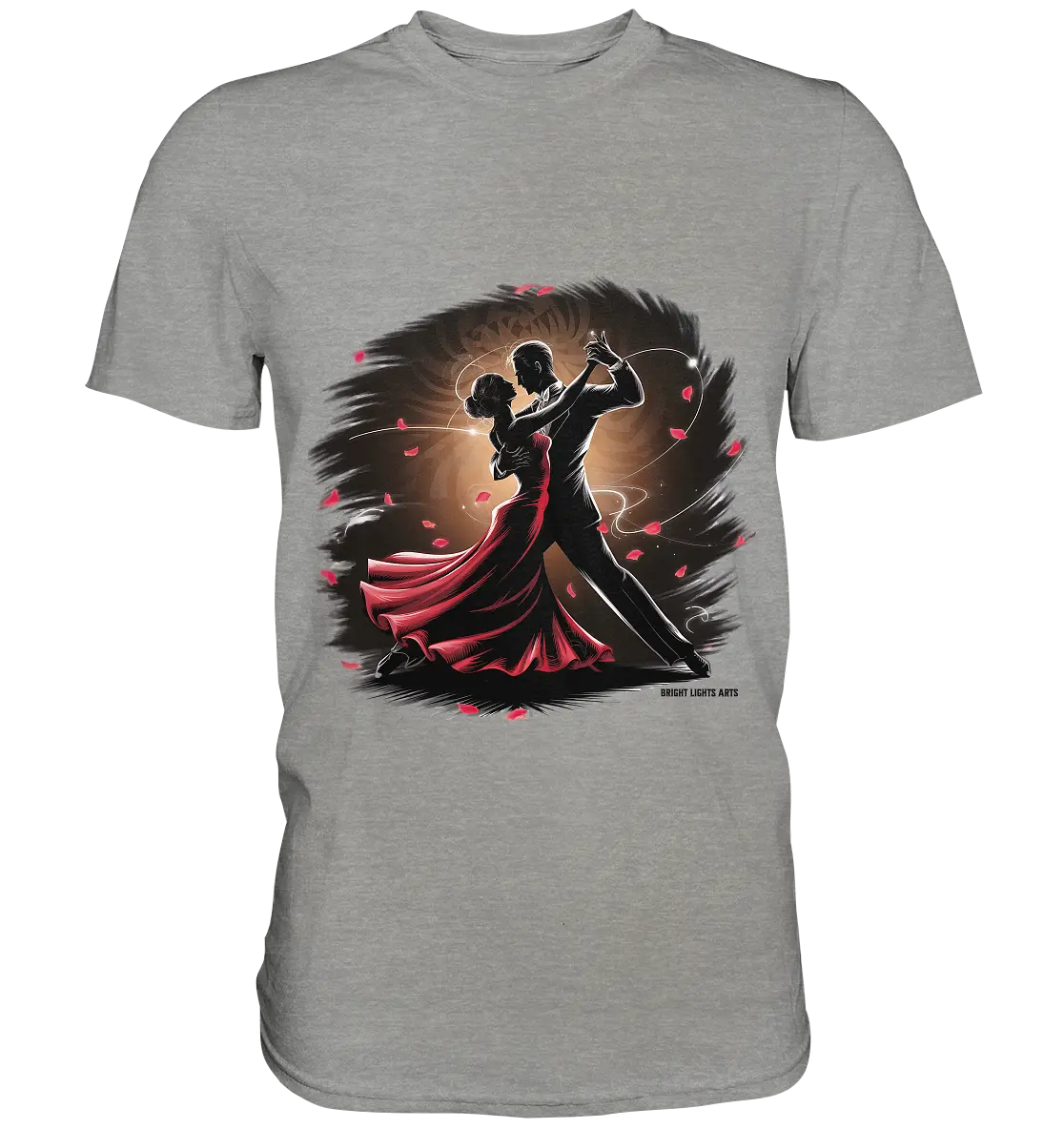 Romantischer Tanz im Rosenrausch - Premium Shirt Bright Lights Arts
