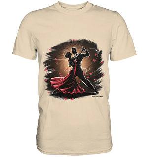 Romantischer Tanz im Rosenrausch - Premium Shirt Bright Lights Arts