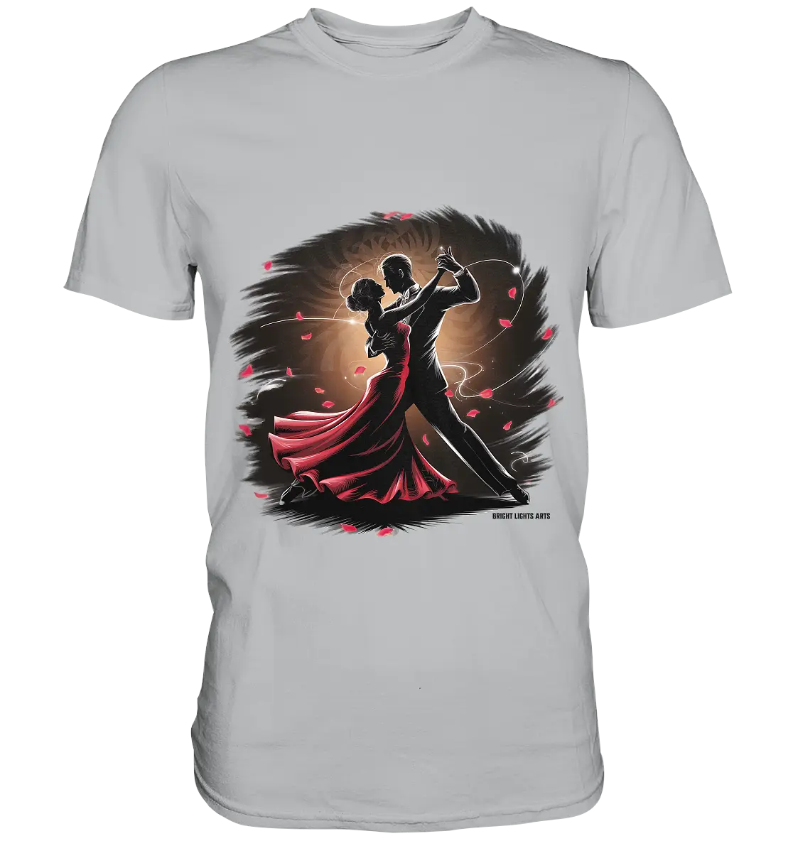 Romantischer Tanz im Rosenrausch - Premium Shirt Bright Lights Arts