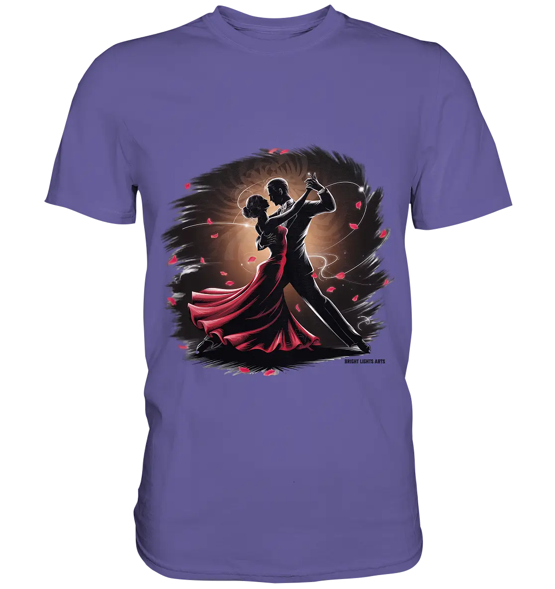 Romantischer Tanz im Rosenrausch - Premium Shirt Bright Lights Arts