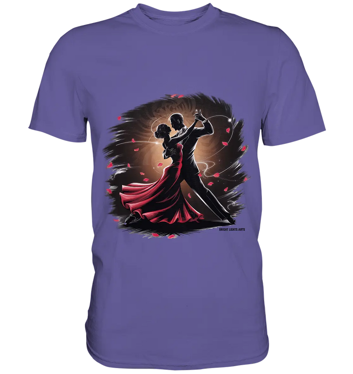 Romantischer Tanz im Rosenrausch - Premium Shirt Bright Lights Arts