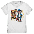SAME SHIT DIFFERENT DAY – Humorvolles Design mit Affen im Anzug - Kids Premium Shirt - Bright Lights Arts
