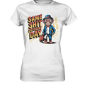 SAME SHIT DIFFERENT DAY – Humorvolles Design mit Affen im Anzug - Ladies Premium Shirt - Bright Lights Arts