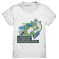 Schildkröte mit Energie – "Langsam? Ich bin nur Energiesparen" - Kids Premium Shirt Bright Lights Arts