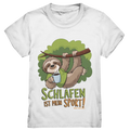 Schlafen ist mein Sport – Lustiges Faultier - Kids Premium Shirt Bright Lights Arts