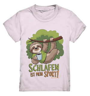 Schlafen ist mein Sport – Lustiges Faultier - Kids Premium Shirt Bright Lights Arts