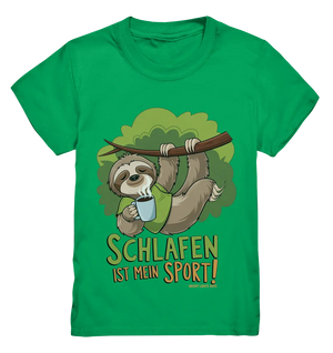 Schlafen ist mein Sport – Lustiges Faultier - Kids Premium Shirt Bright Lights Arts