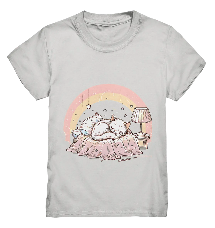 Schlafendes Kätzchen – Traumhafte Ruhe - Kids Premium Shirt Bright Lights Arts