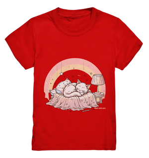 Schlafendes Kätzchen – Traumhafte Ruhe - Kids Premium Shirt Bright Lights Arts