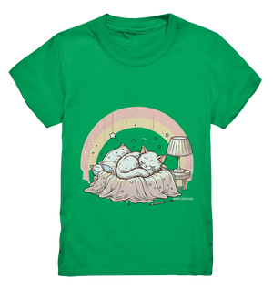 Schlafendes Kätzchen – Traumhafte Ruhe - Kids Premium Shirt Bright Lights Arts