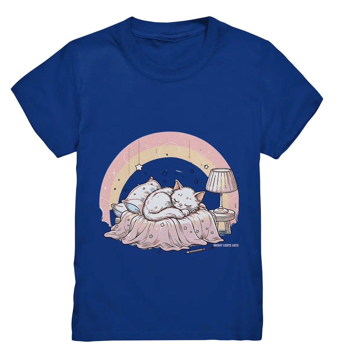 Schlafendes Kätzchen – Traumhafte Ruhe - Kids Premium Shirt Bright Lights Arts
