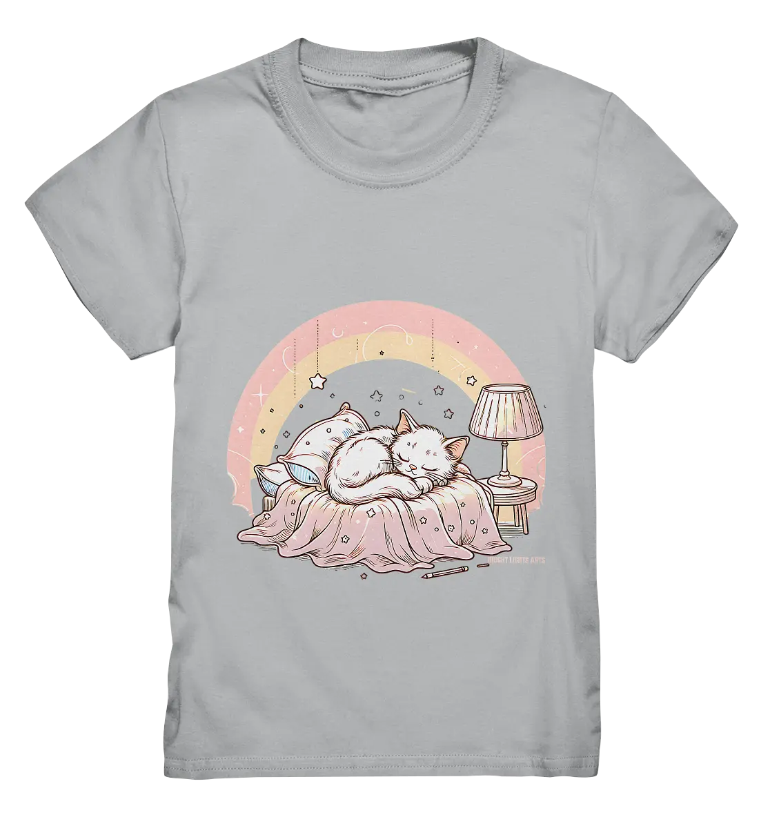 Schlafendes Kätzchen – Traumhafte Ruhe - Kids Premium Shirt Bright Lights Arts