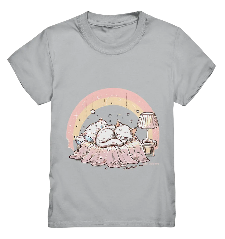 Schlafendes Kätzchen – Traumhafte Ruhe - Kids Premium Shirt Bright Lights Arts