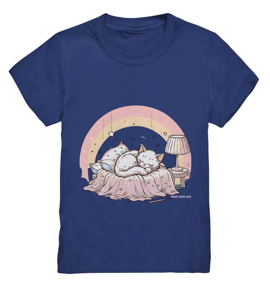 Schlafendes Kätzchen – Traumhafte Ruhe - Kids Premium Shirt Bright Lights Arts