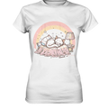Schlafendes Kätzchen – Traumhafte Ruhe - Ladies Premium Shirt Bright Lights Arts