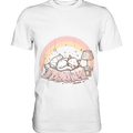 Schlafendes Kätzchen – Traumhafte Ruhe - Premium Shirt Bright Lights Arts