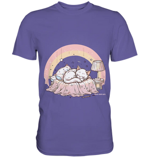 Schlafendes Kätzchen – Traumhafte Ruhe - Premium Shirt Bright Lights Arts