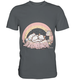 Schlafendes Kätzchen – Traumhafte Ruhe - Premium Shirt Bright Lights Arts