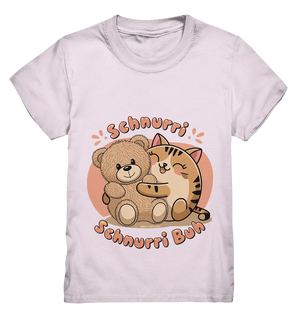 Schnurri Schnurri Buh - Niedliche Katze & Teddybär - Kids Premium Shirt Bright Lights Arts