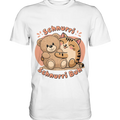 Schnurri Schnurri Buh - Niedliche Katze & Teddybär - Premium Shirt Bright Lights Arts