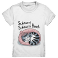 Schnurri Schnurri Buh - Schlafende Katze im rosa Bett - Kids Premium Shirt Bright Lights Arts