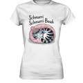 Schnurri Schnurri Buh - Schlafende Katze im rosa Bett - Ladies Premium Shirt Bright Lights Arts