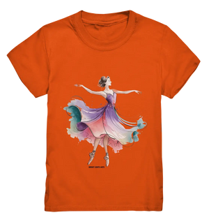 Schwebende Anmut – Tänzerin im Aquarellstil - Kids Premium Shirt Bright Lights Arts