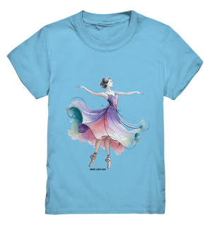Schwebende Anmut – Tänzerin im Aquarellstil - Kids Premium Shirt Bright Lights Arts