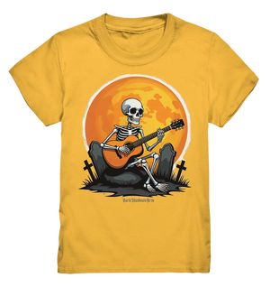 Skeleton Serenade - Kids Premium Shirt Bright Lights Arts