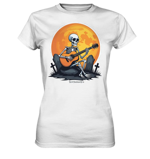 Skeleton Serenade - Ladies Premium Shirt Bright Lights Arts