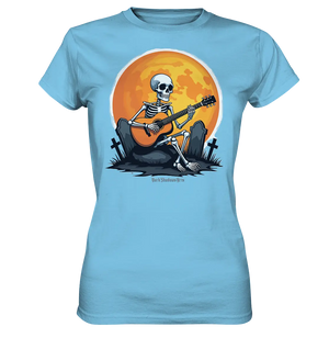 Skeleton Serenade - Ladies Premium Shirt Bright Lights Arts