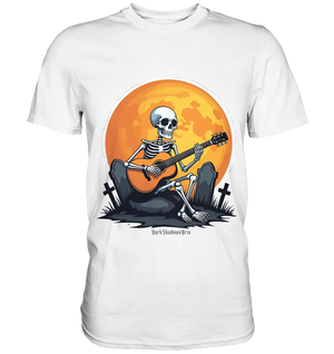 Skeleton Serenade - Premium Shirt Bright Lights Arts