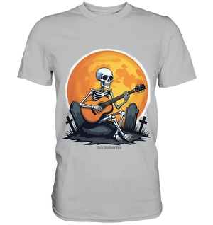 Skeleton Serenade - Premium Shirt Bright Lights Arts