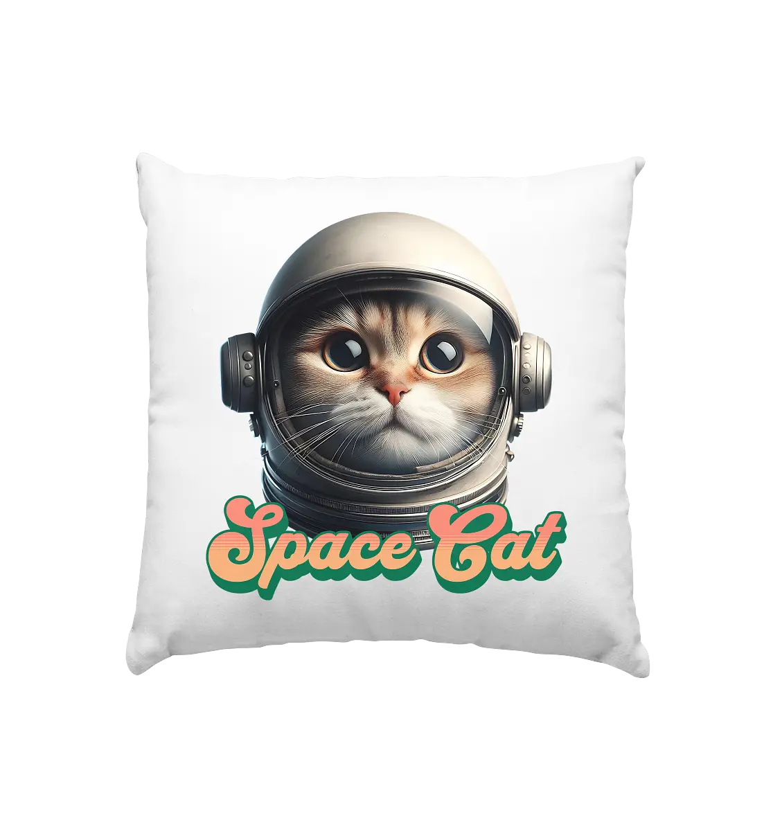 Space Cat Mission - Kissen 40x40cm Bright Lights Arts