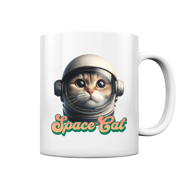 Space Cat Mission - Tasse glossy Bright Lights Arts