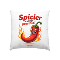 Spicier Is Always Possible – Cartoon Chili - Kissen 40x40cm Bright Lights Arts