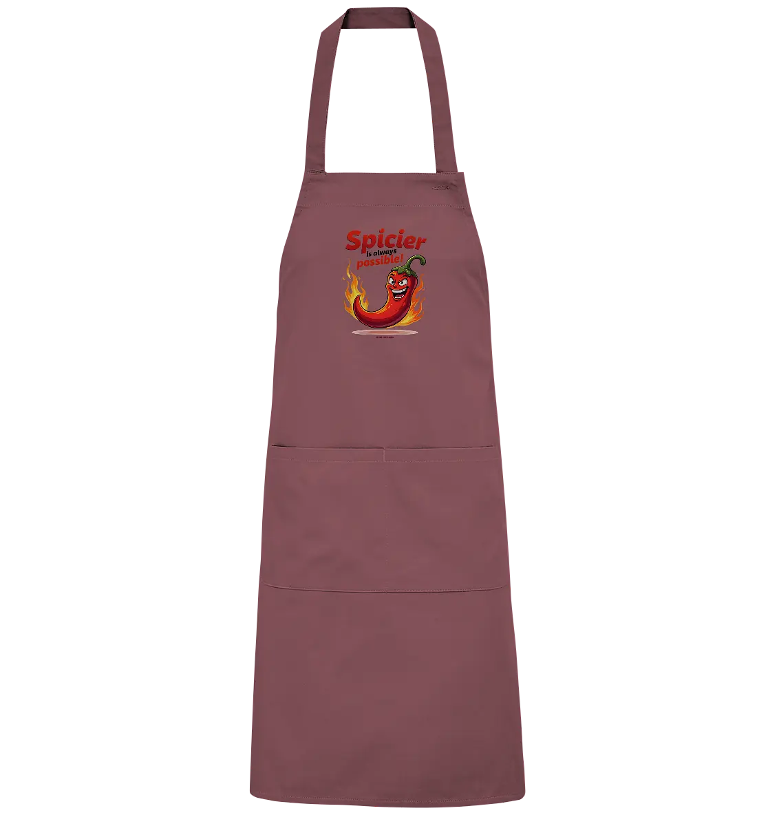 Spicier Is Always Possible – Cartoon Chili - Organic Grillschürze Bright Lights Arts