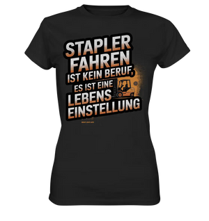 Stapler fahren – Mehr als ein Beruf, eine Lebenseinstellung!   - Ladies Premium Shirt Bright Lights Arts