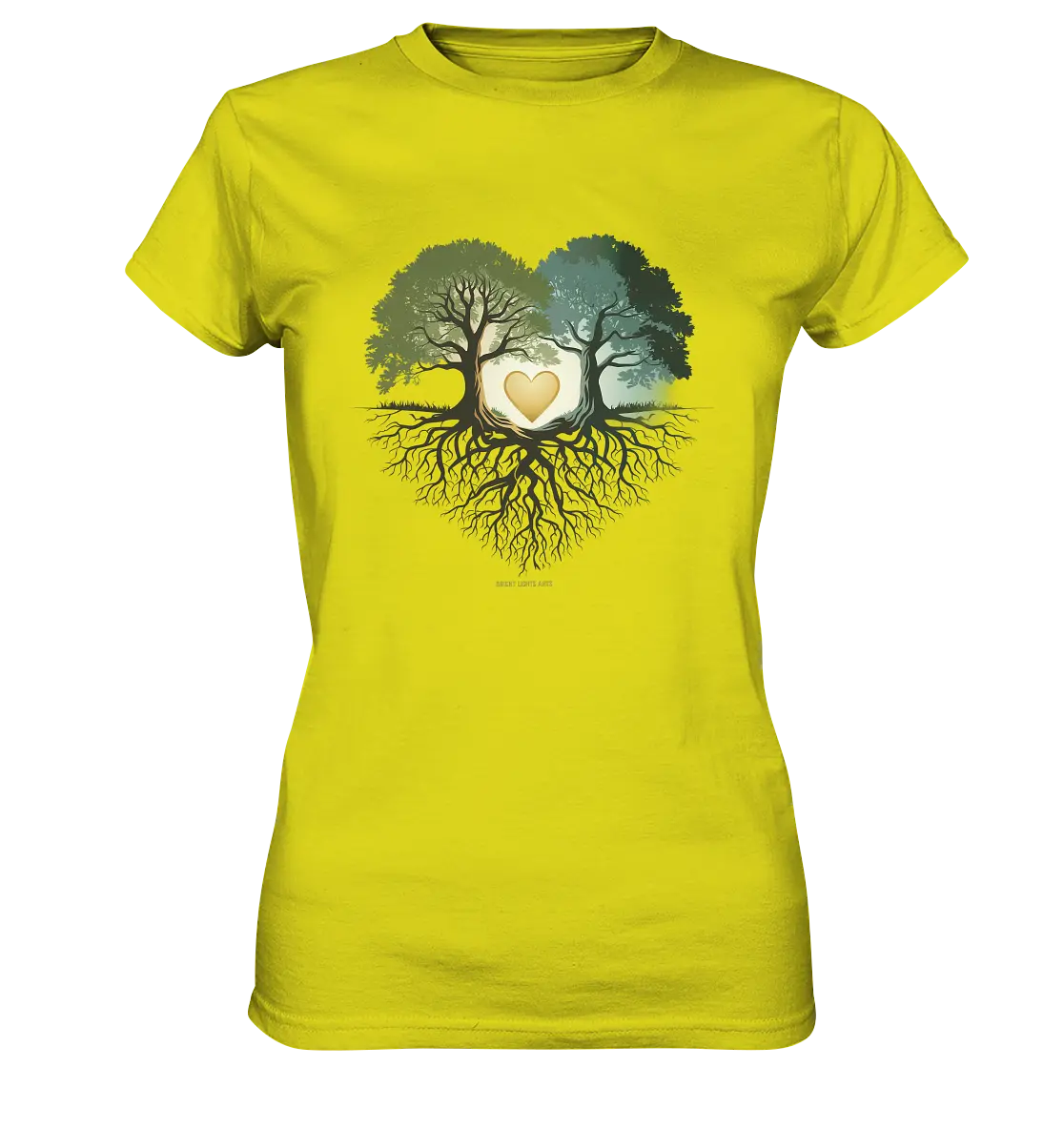 Starke Verbindung: Verwurzelte Liebe und Einheit - Ladies Premium Shirt Bright Lights Arts